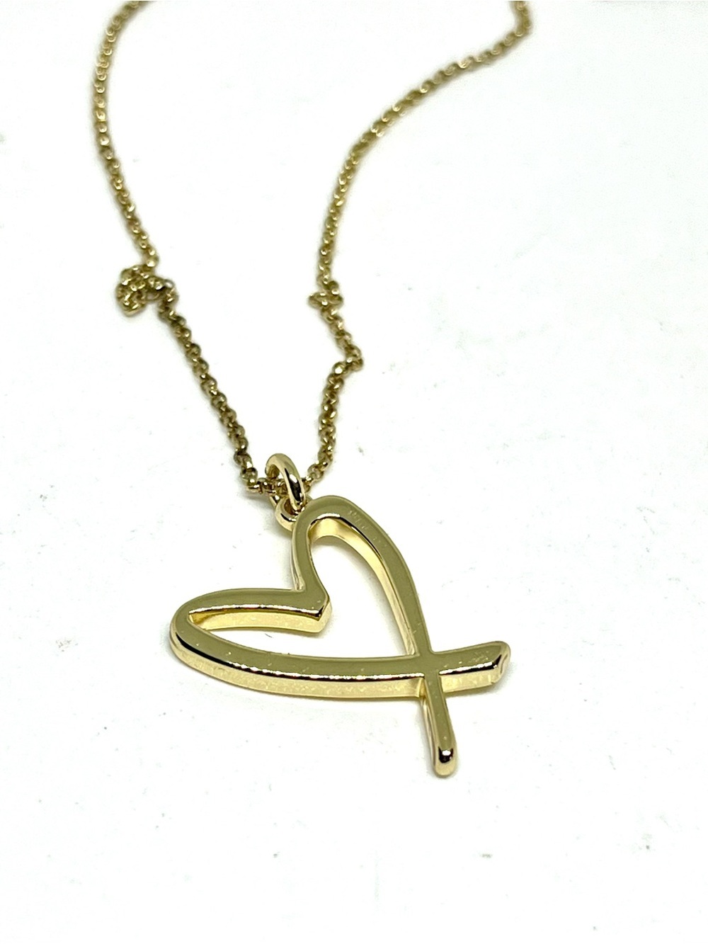 Victoria’s Secret Gold Heart Cross Necklace